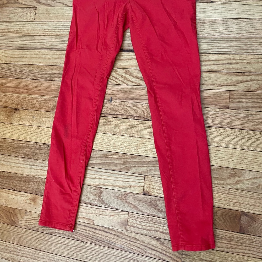 ✅H&M Cotton Vintage y2k Super Skinny Jeans moto rockstar vibrant biker skater 8 - Picture 9 of 10